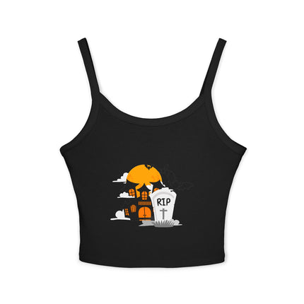 Halloween-Themen Damen Spaghetti Strap Tank Top 
