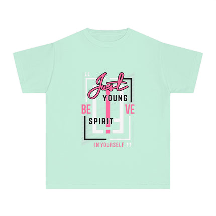 Typography themed Youth Midweight Tee