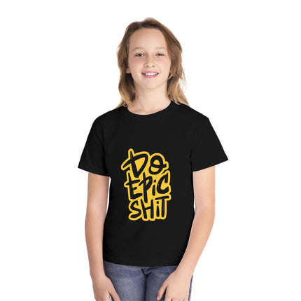 Typography themed Youth Midweight Tee