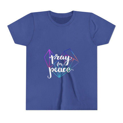 Kurzärmeliges Jugend-T-Shirt mit Typografie-Motiv