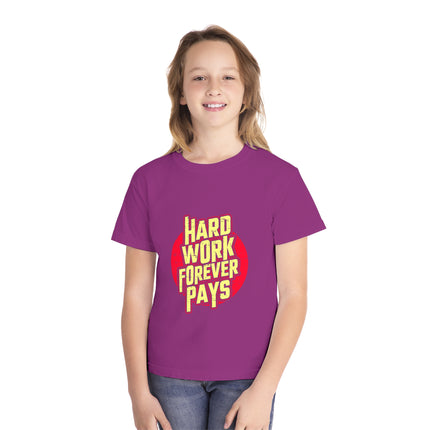 Typography themed Youth Midweight Tee