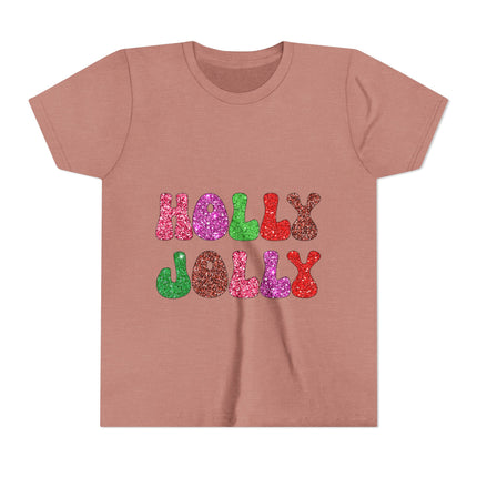 Christmas themed Youth Short Sleeve Tee