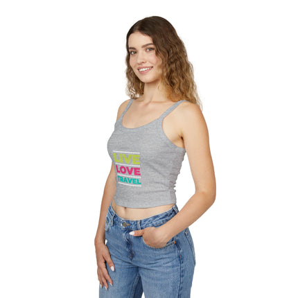 Typografie Themen Damen Spaghetti Strap Tank Top 