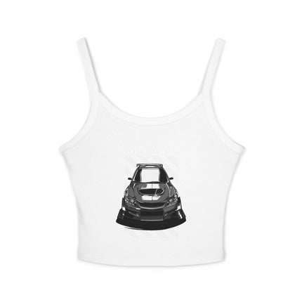 Auto-Enthusiasten Themen Damen Spaghetti Strap Tank Top 
