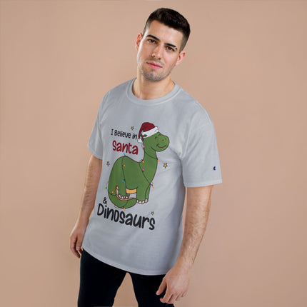 Champion-T-Shirt mit Weihnachtsmotiv
