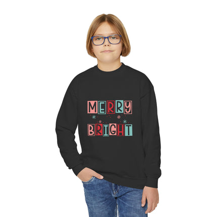 Christmas themed Youth Crewneck Sweatshirt