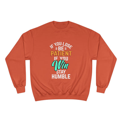 Champion-Sweatshirt mit Typografie-Motiv