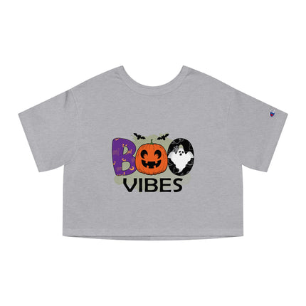 Champion Damen Heritage Cropper T-Shirt mit Halloween-Motiv