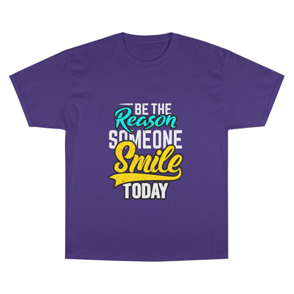 Champion-T-Shirt mit Typografie-Motiv