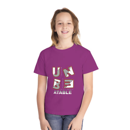 Typography themed Youth Midweight Tee