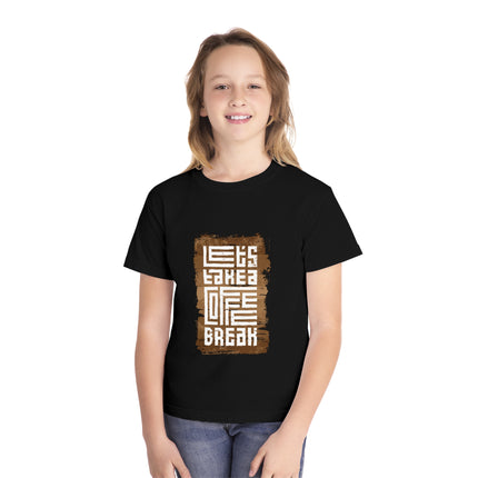 Typography themed Youth Midweight Tee