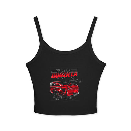 Auto-Enthusiasten Themen Damen Spaghetti Strap Tank Top 