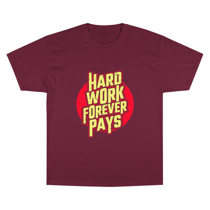 Champion-T-Shirt mit Typografie-Motiv