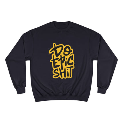 Champion-Sweatshirt mit Typografie-Motiv