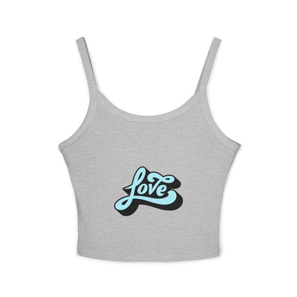 Typografie Themen Damen Spaghetti Strap Tank Top 