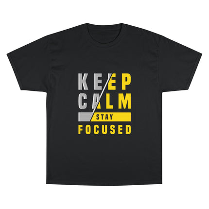 Champion-T-Shirt mit Typografie-Motiv