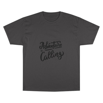 Champion-T-Shirt mit Typografie-Motiv