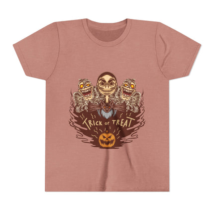 Halloween-Kurzarm-T-Shirt für Jugendliche