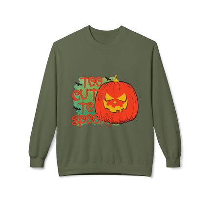 Halloween-Themen-Unisex-Midweight-Softstyle-Fleece-Crewneck-Sweatshirt