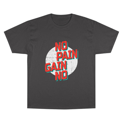 Champion-T-Shirt mit Typografie-Motiv
