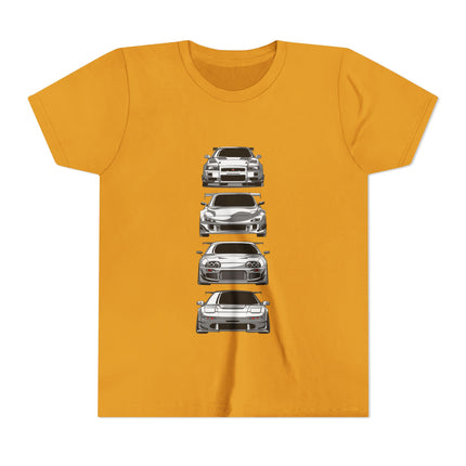 Car Enthusiast themed Youth Short Sleeve Tee