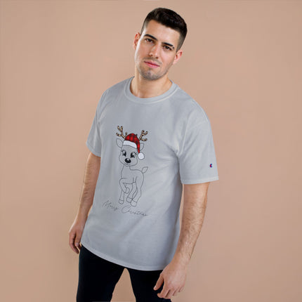 Champion-T-Shirt mit Weihnachtsmotiv