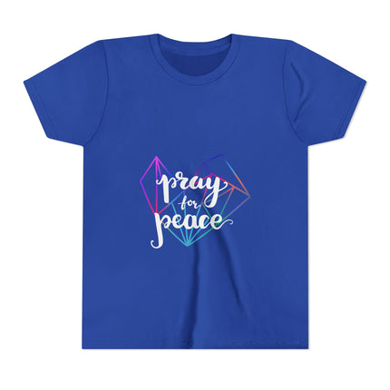 Kurzärmeliges Jugend-T-Shirt mit Typografie-Motiv