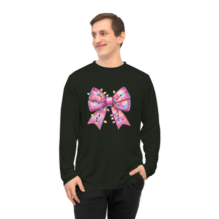 Christmas themed Unisex Performance Long Sleeve Shirt