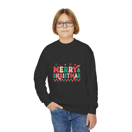 Christmas themed Youth Crewneck Sweatshirt
