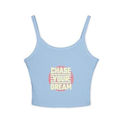 Typografie Themen Damen Spaghetti Strap Tank Top 