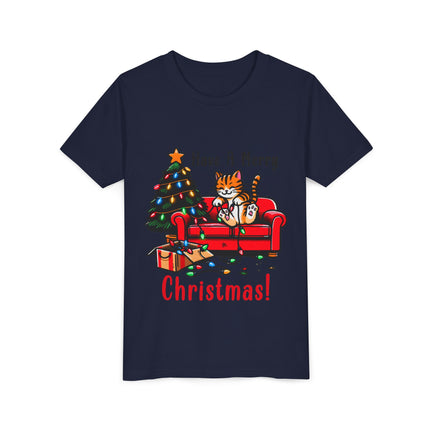 Kurzärmeliges T-Shirt für Jugendliche mit Weihnachtsmotiv