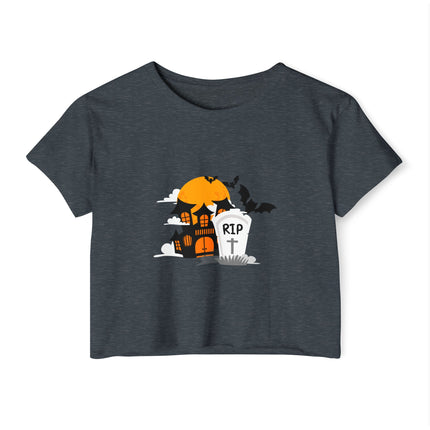 Halloween-Festival-Crop-Top für Damen