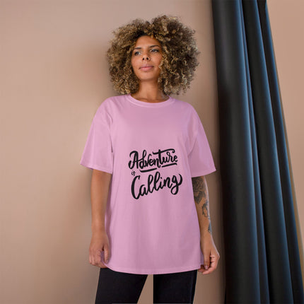 Champion-T-Shirt mit Typografie-Motiv