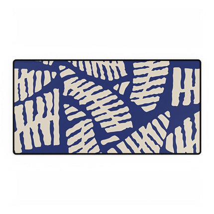 Cute Blue Pattern design themed Desk Mats
