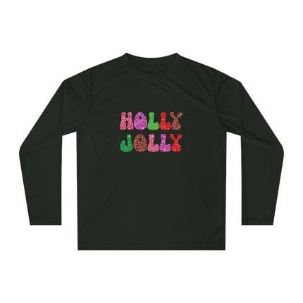 Christmas themed Unisex Performance Long Sleeve Shirt
