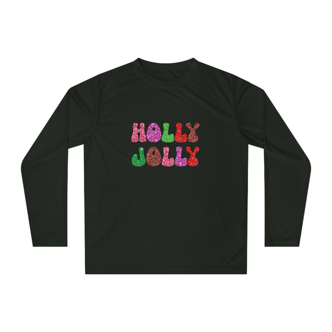 Christmas themed Unisex Performance Long Sleeve Shirt