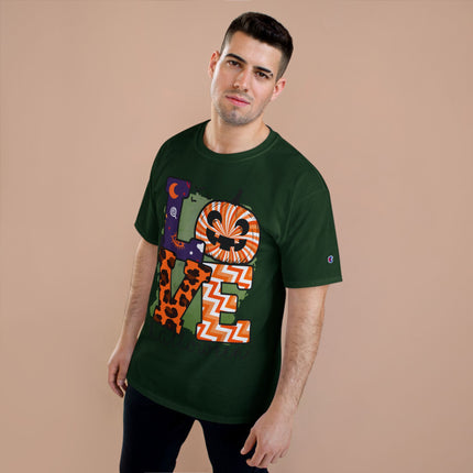 Champion-T-Shirt mit Halloween-Motiv