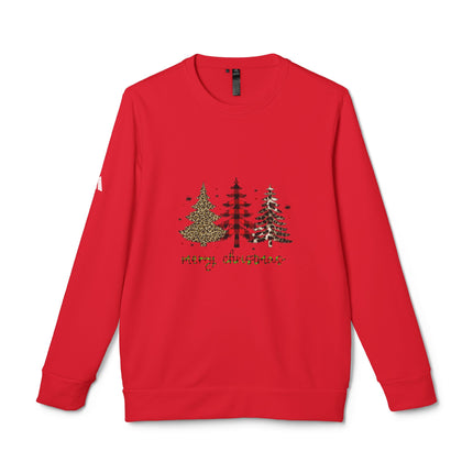 Christmas themed Adidas Unisex Fleece Crewneck Sweatshirt