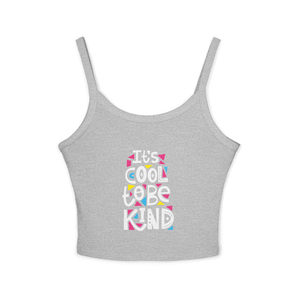 Typografie Themen Damen Spaghetti Strap Tank Top 