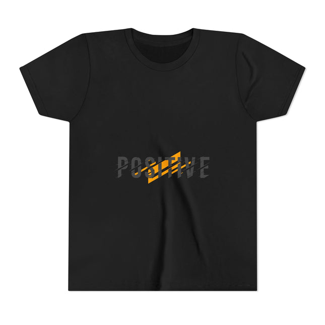 Kurzärmeliges Jugend-T-Shirt mit Typografie-Motiv