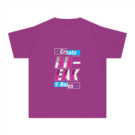 Typography themed Youth Midweight Tee