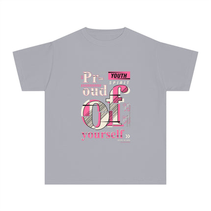 Typography themed Youth Midweight Tee