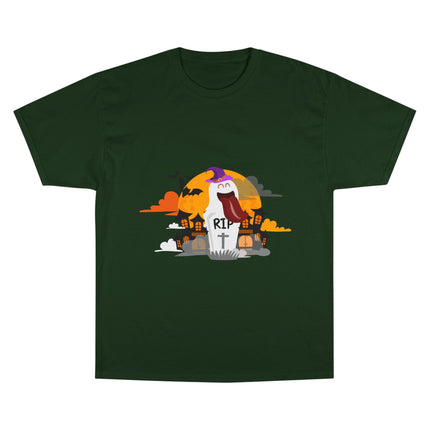 Champion-T-Shirt mit Halloween-Motiv