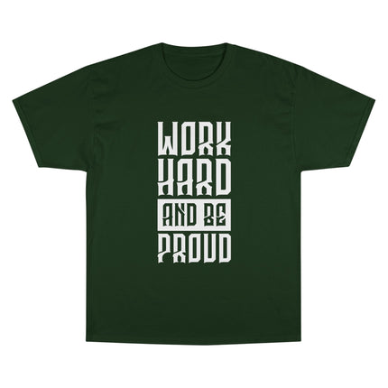 Champion-T-Shirt mit Typografie-Motiv