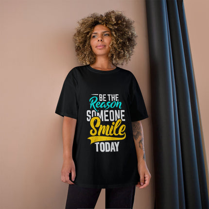 Champion-T-Shirt mit Typografie-Motiv