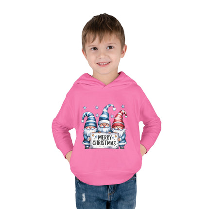 Christmas themed Toddler Pullover Fleece Hoodie