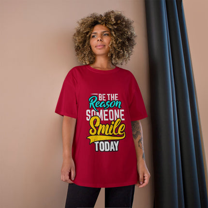 Champion-T-Shirt mit Typografie-Motiv