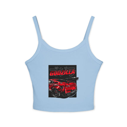 Auto-Enthusiasten Themen Damen Spaghetti Strap Tank Top 