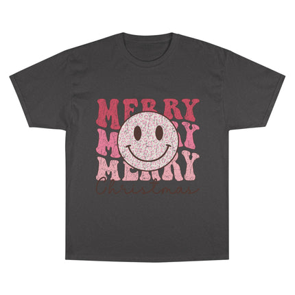 Champion-T-Shirt mit Weihnachtsmotiv