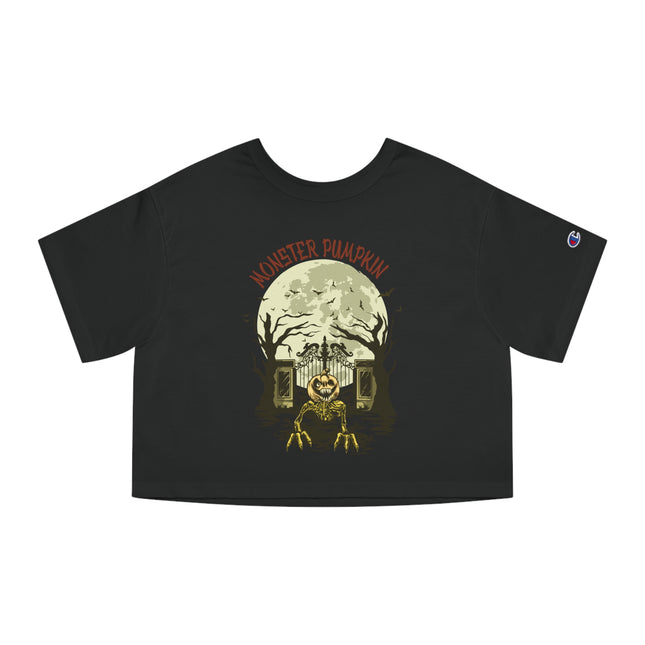 Champion Damen Heritage Cropper T-Shirt mit Halloween-Motiv